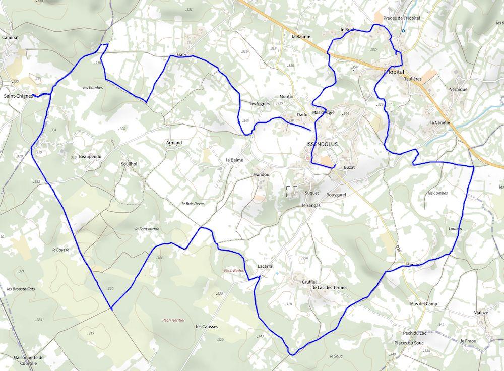 Trace issendolus resultat